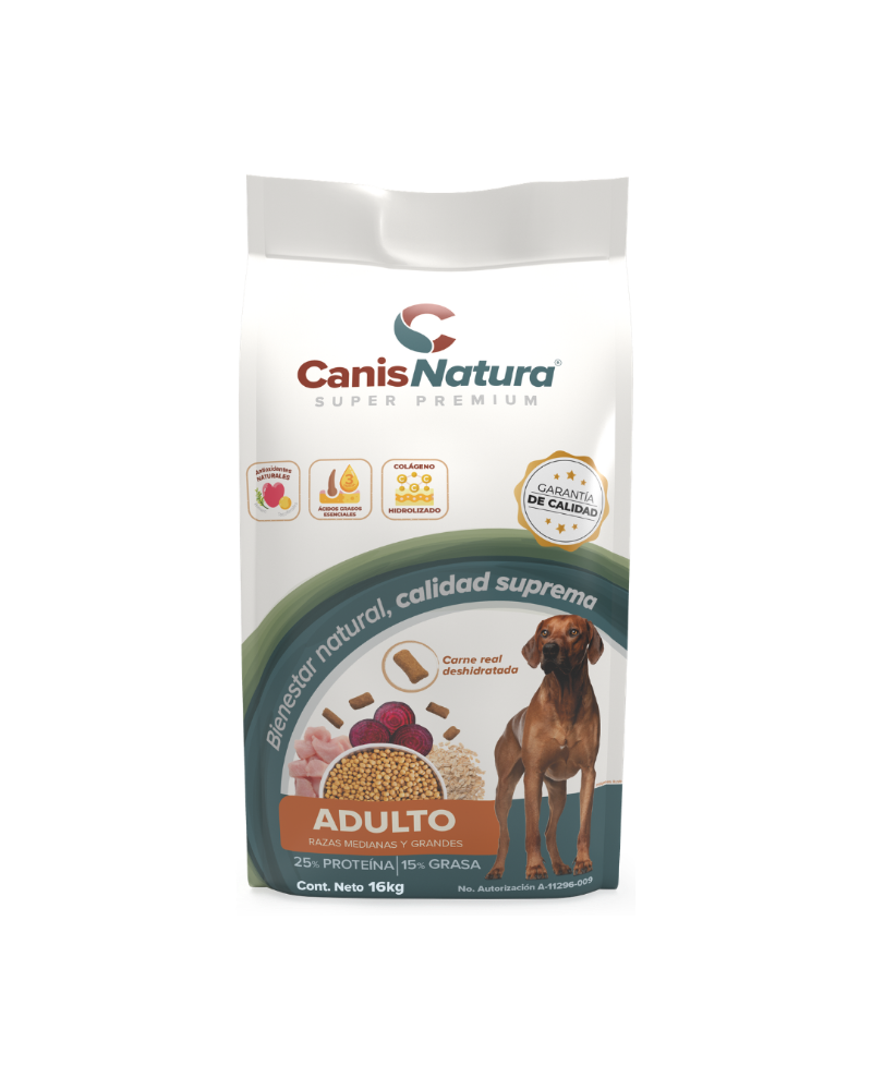 Canis Natura Adulto 16 kg - Super Premium