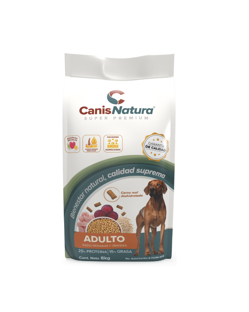 Canis Natura Adulto 8 kg - Super Premium